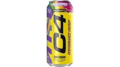 Cellucor C4 Performance Energy Zero Sugar Cosmic Rainbow Carbonated Energy Drink