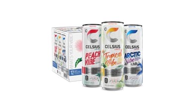 Celsius Zero Sugar Sparkling Vibe Functional Energy Drink Cans Variety