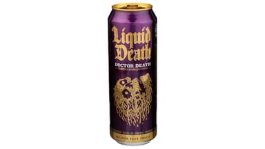 Liquid Death Doctor Death Flavored Sparkling Water