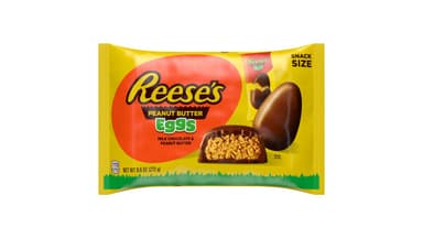 Reese's Easter Eggs Milk Chocolate Peanut Butter Candies Bag Snack Size
