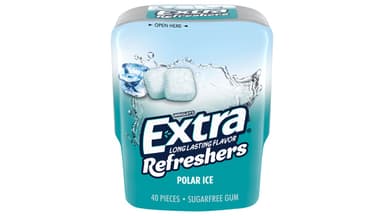 Extra Refreshers Sugar Free Polar Ice Chewing Gum