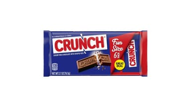 Crunch Milk Chocolate with Crisped Rice Candy Bars Fun Size