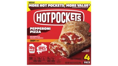 Hot Pockets Frozen Pepperoni Pizza Crispy Crust Sandwiches