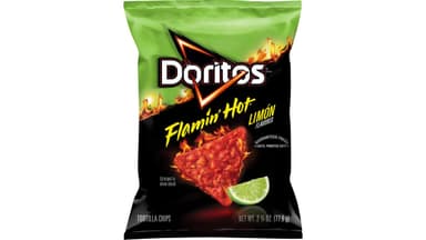 Doritos Flamin Hot Limon Flavored Tortilla Chips