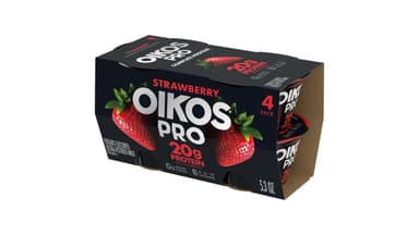 Oikos Zero Added Sugar Strawberry Greek Yogurt Cups