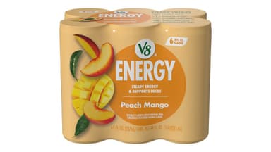 V8 Plus Peach Mango Energy Drink