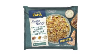 Giovanni Rana Signature Grilled Chicken with Alfredo Sauce Fettuccine Meal Kit Family Size