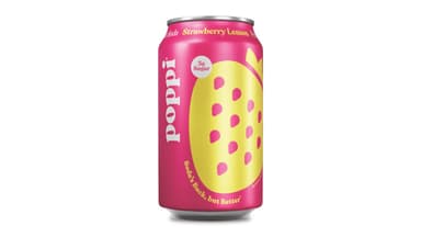 Poppi Strawberry Lemon Prebiotic Soda