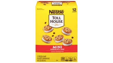 Nestle Toll House Chocolate Chip Mini Dairy Dessert Sandwich Cookies