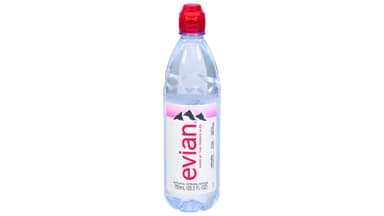 Evian Natural Spring Water Pet Fliptop