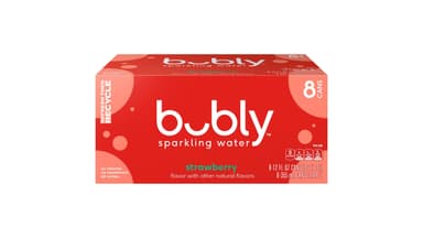 Bubly Zero Sugar Strawberry Flavor Sparkling Water