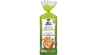 Quaker Oats Whole Grain Gluten Free Apple Cinnamon Flavor Rice Cakes