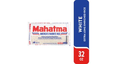 Mahatma Gluten Free Uncooked Extra Long Enriched Grain White Rice
