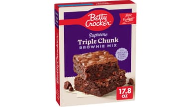 Betty Crocker Delights Triple Chunk Supreme Brownie Mix