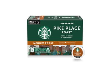 Starbucks K-Cup Pike Place Roast Medium Roast Coffee Pods