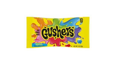 Fruit Gushers Tropical Fruit Flavored Snacks
