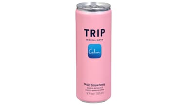 Trip Wild Strawberry Mindful Blend Calm Lightly Sparkling Drink