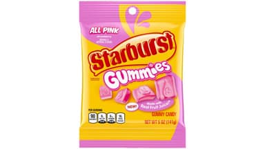 Starburst Gummies All Pink Strawberry Gummy Candy