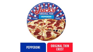 Jack's Pizza Original Thin Crust Pepperoni Frozen Pizza
