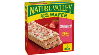 Nature Valley Whole Grain Strawberry Crispy Creamy Wafer Bars