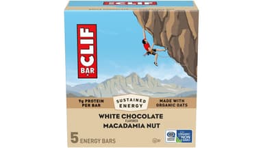Clif Bar Non-GMO White Chocolate Macadamia Nut Energy Bars Value
