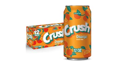 Crush Caffeine Free Orange Soda