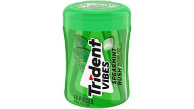 Trident Vibes Sugar Free Spearmint Rush Gum