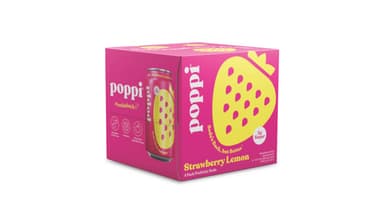 Poppi Strawberry Lemon Prebiotic Soda