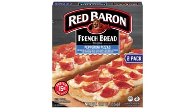 Red Baron French Bread Singles Pepperoni Pizzas