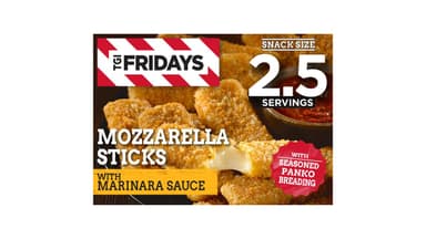 TGI Fridays Frozen Mozzarella Sticks with Marinara Sauce