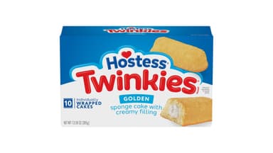 Hostess Twinkies Individually Wrapped Cream Filled Golden Sponge Cakes