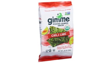 Gimme Organic Gluten Free Chili Lime Roasted Seaweed Snacks