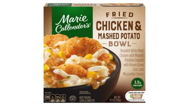 Marie Callender's Fried Chicken and Mashed Potato Bowl Single Serve Frozen Meal