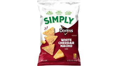 Doritos Simply White Cheddar Nacho Tortilla Chips