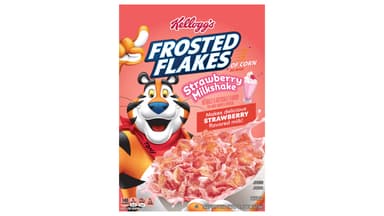 Frosted Flakes Strawberry Milkshake Breakfast Cereal
