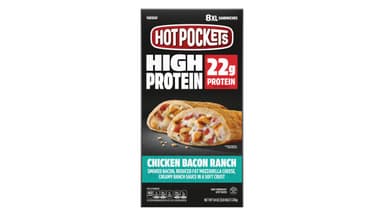 Hot Pockets High Protein Chicken Bacon Ranch Frozen Sandwiches