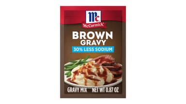 McCormick 30% Less Sodium Brown Gravy Mix