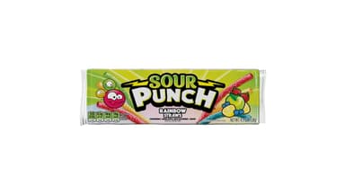 Sour Punch Rainbow Straws Sour Candies Tray