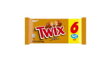 Twix Caramel Milk Chocolate Fun Size Candy Cookie Bar