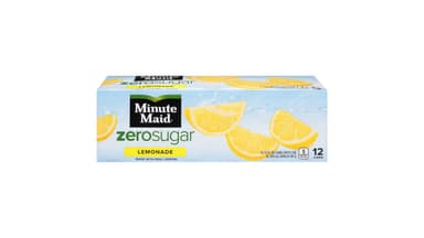 Minute Maid Zero Sugar Lemonade Cans Fridge