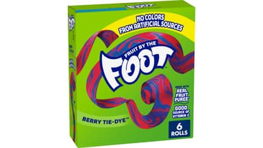 Fruit by the Foot Stranger Things Edition Berry Tie-Dye Fruit Flavored Snack Rolls
