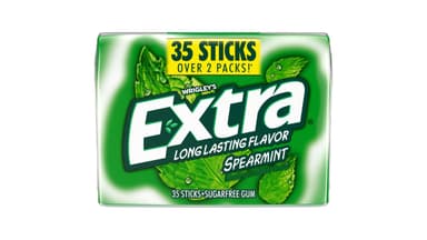 Extra Sugar Free Spearmint Chewing Gum Sticks Mega