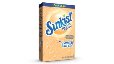 Sunkist Sugar-Free Peach Drink Mix