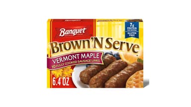 Banquet Brown'N Serve Gluten Free Vermont Maple Fully Cooked Sausage Links