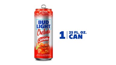 Bud Light Original Chelada Clamato Beer Tall