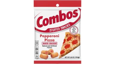 Combos Stuffed Snacks Pepperoni Pizza Baked Cracker Snacks