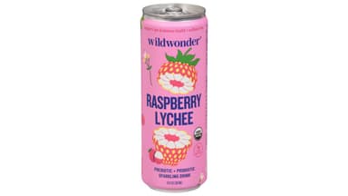 Wild Wonder Raspberry Lychee Prebiotic + Probiotic Sparkling Drink