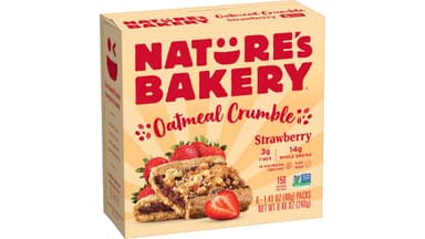 Natures Bakery Plant Based Strawberry Oatmeal Crumble Breakfast Bars