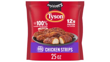 Tyson Honey BBQ Flavored Frozen Chicken Strips