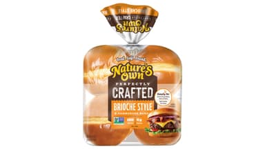 Nature's Own Perfectly Crafted Brioche Style Hamburger Buns
